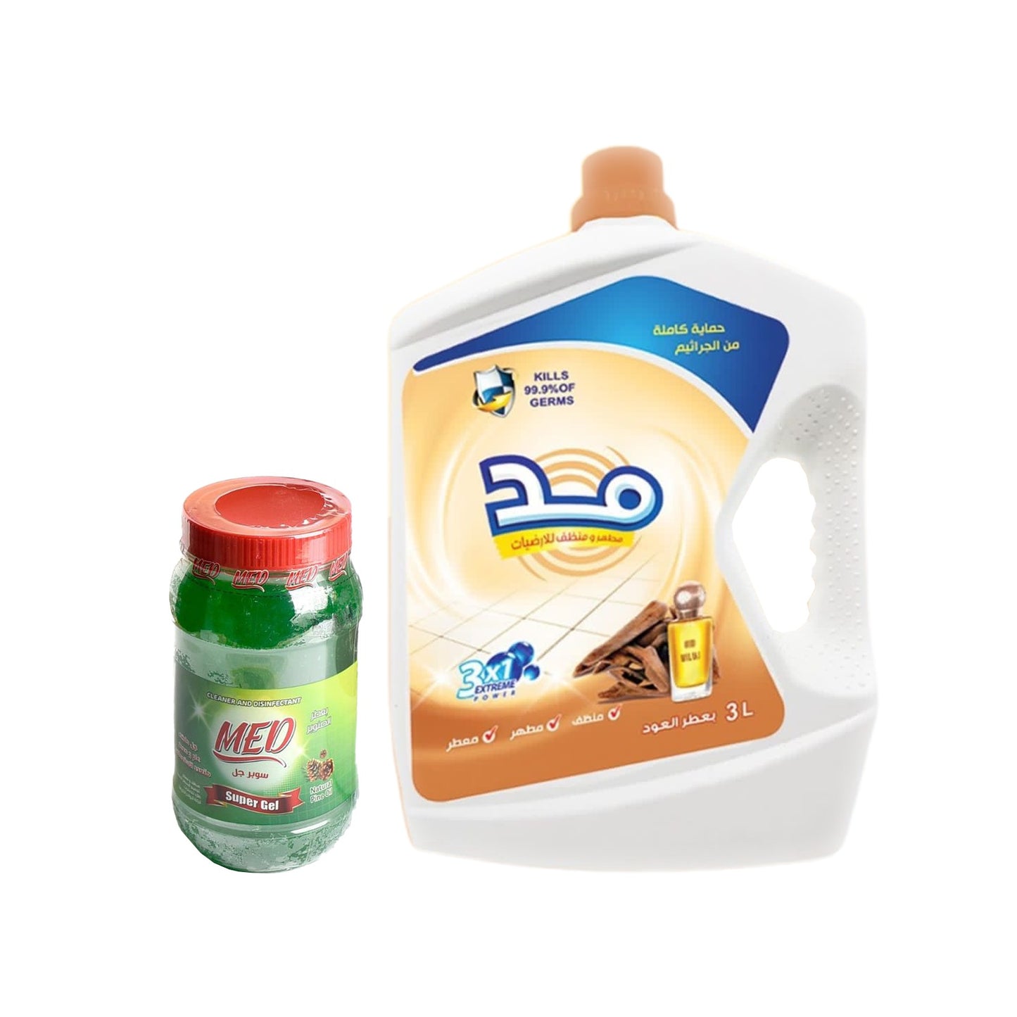 Med disinfectant floor 3 liters+GEL (oud)