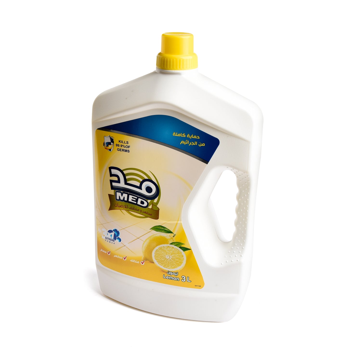 Med disinfectant floor 3 liters+GEL (lemon)